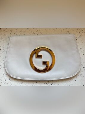 Vintage Gucci Blondie leather clutch